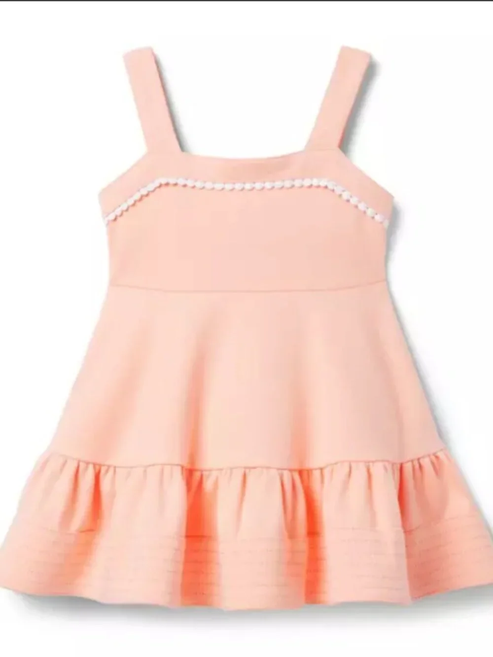 Pom Trim Ponte Dress